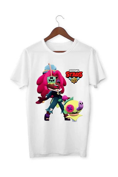 Brawl Stars Juju Çocuk Yetişkin Beyaz T-shirt Unisex jJuju Tişört