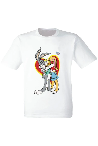 Bugs Bunny Looney Tunes Baskılı Çocuk  T-Shirt