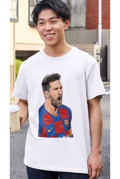 Messi Tişört Lionel Messi Çocuk/Yetişkin T-shirt - Resim 2
