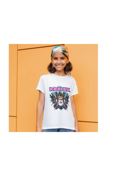 Roblox Tişört Çocuk Yetişkin T-shirt Roblox Özel Seri - Resim 2