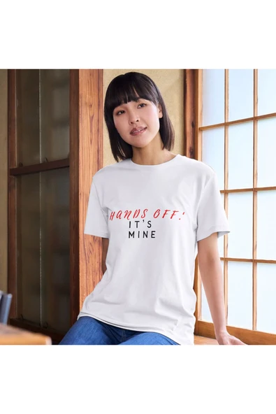 Hands Off It's Mine kimler geldi kimler geçti T-shirt Hands Off Unisex Tişört - 3