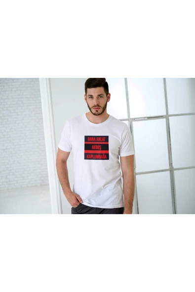 BANA ANLAT GEBEŞ KAPLUMBAĞA BASKILI TSHİRT - 2
