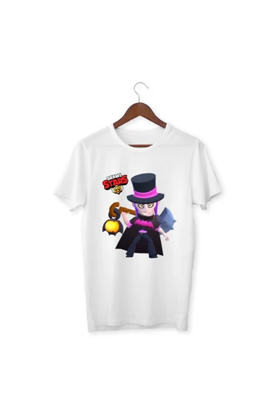 Brawl Stars Mortis Çocuk Yetişkin Beyaz T-shirt Unisex Çocuk Tişört ürün görseli