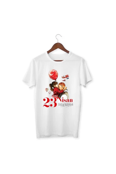 23 Nisan Çocuk Bayramı Baskılı Çocuk Tişört 23 Nisan T-shirt