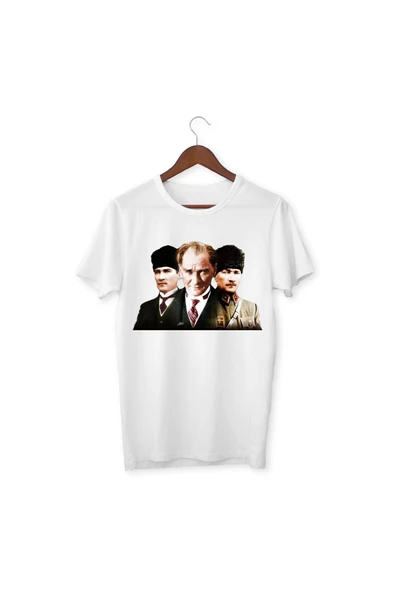 100. Yıl Atatürk Cumhuriyet Bayramı Baskılı T-shirt Unisex ürün görseli