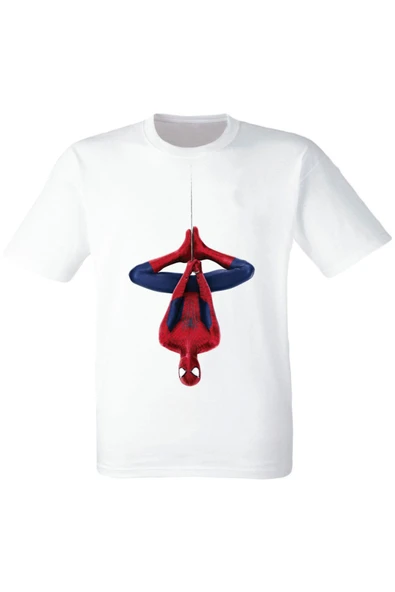 Örümcek Adam Baskılı Beyaz Tshirt - Resim 2