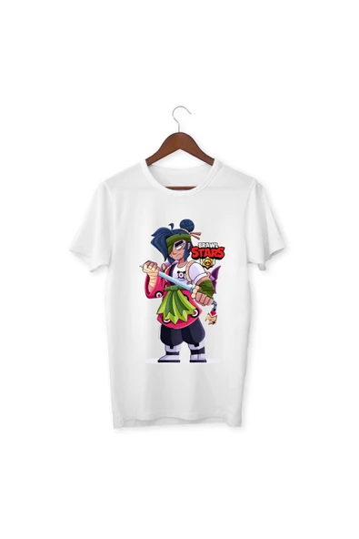 Kenji Brawl Stars Tişört Ön ve Arka Kenji T-shirt Dilediğiniz Karakteri Bize Belirtmeniz Yeterli - 4