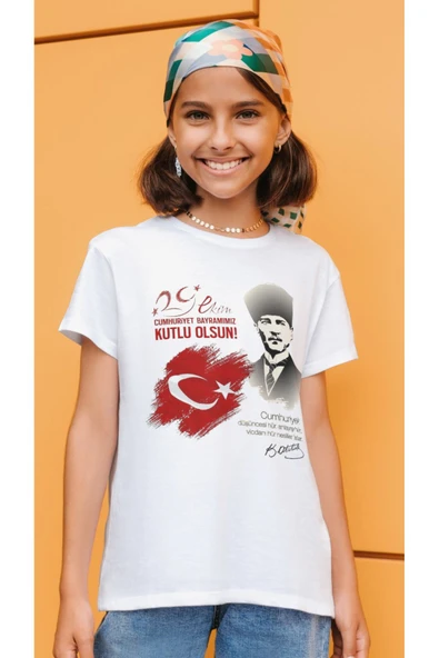 29 Ekim Tişört 101. Yıl Tişört Cumhuriyet Bayramı T-shirt - 2