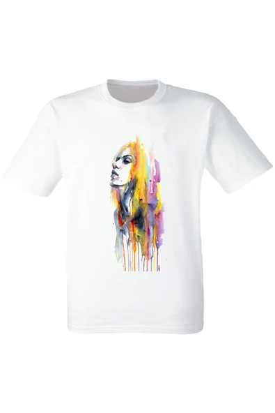 Yağlı Boya Desenli Baskılı Çocuk Tişörtü ürün görseli