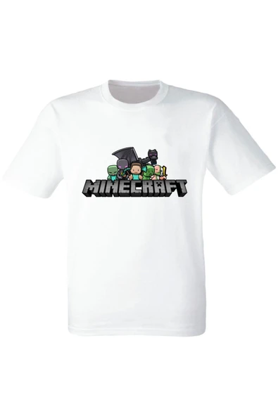 Baskılı Beyaz Tişört ürün görseli