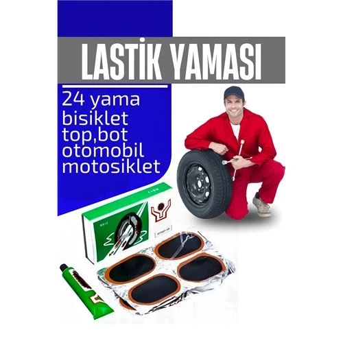 Lastik Yaması 24 Adet Yama Seti