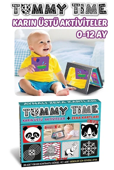 Tummy Time - Aynalı Zeka Kartları