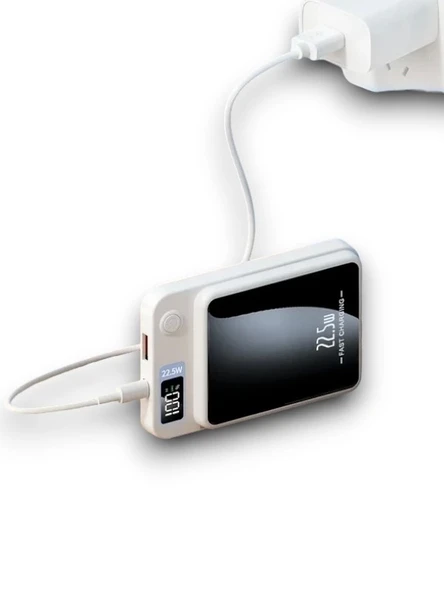 10.000 mAh Wireless Şarjlı Powerbank - 2