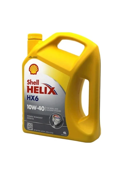 Shell Helix HX6 10W-40 Sentetik Motor Yağı 4 L - 2