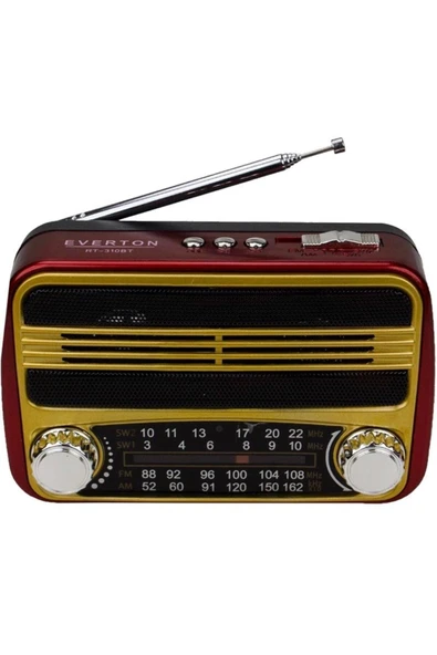 Rt-310 Bluetoothlu Nostaljik Radyo Usb Mp3 Player