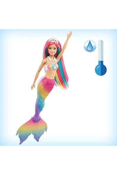 BARBİE shpwav Dreamtopia Renk Değiştiren Sihirli Denizkızı, 3 yaş ve üzeri, GTF89 gextr 1017785 - 5