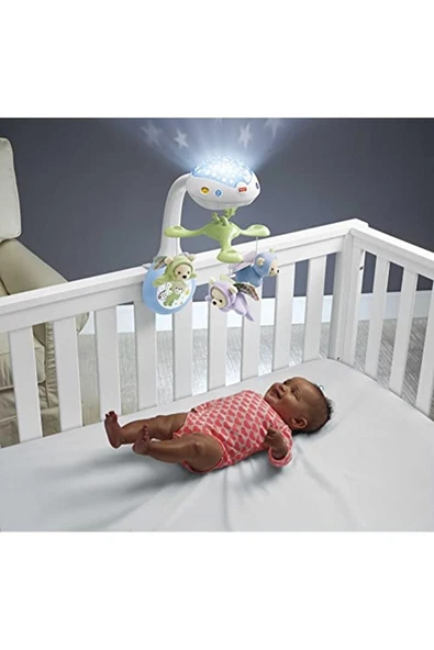FISHER PRICE Fisher-price Kelebekli Rüyalar Dönence, Sevimli Arkadaşlar Ve Işık Gösterisi Ile Rahatlatır Cdn41 - 2