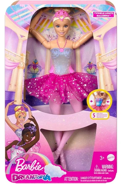 BARBİE Dreamtopia Işıltılı Balerin Bebek - Hlc25