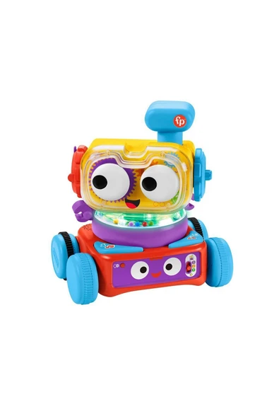 FISHER PRICE Art002 C01 Hck43 ® 4Ü1Arada Eğlenceli Robot, Türkçe-Ingilizce, +6 Ay Bernami Yeni