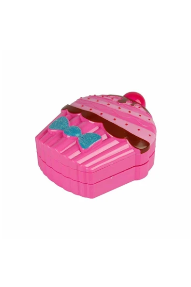 SUNMAN Cupcake Şekilli 2 Katlı Makyaj Güzellik Seti - 2