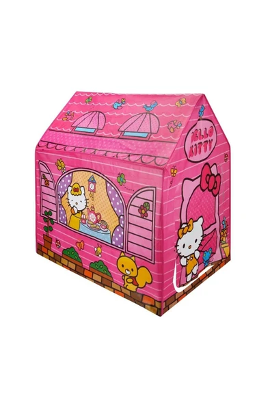 SUNMAN Hello Kitty Oyun Evi Çadır Kız Çocuk Pembe Oyun Çadırı - 3