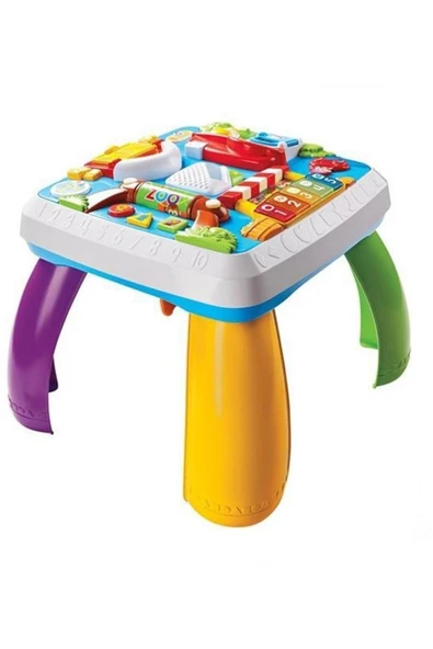 FISHER PRICE Modern Eğlen Ve Öğren Eğitici Köpekçiğin Aktivite Masası Drh44 Polipropilen Çok Renkli Modern 0 1+