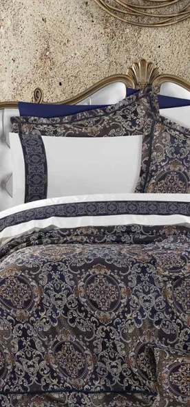 11 PARÇA ÇEYİZ SETİ TUANA LACİVERT - Resim 2