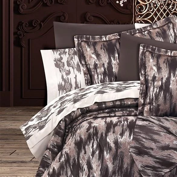 11 PARÇA ÇEYİZ SETİ BEATRİX KAHVE - 2