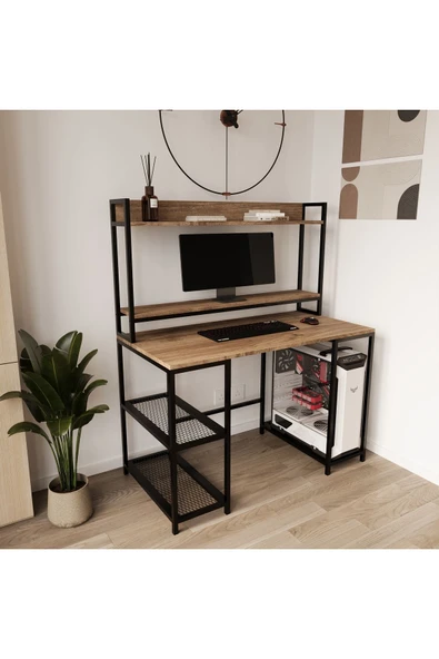 Deconode Regal Raflı Çalışma Masası - 2