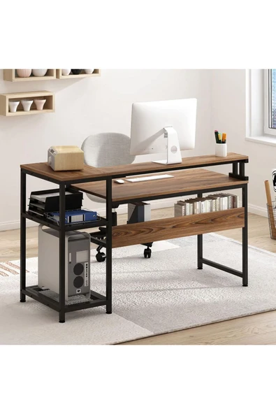 Deconode Proliner Monitör Raflı Bilgisayar Masası - 3