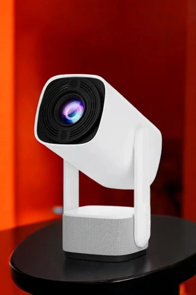 Şarjlı Projeksiyon Oyun Sinema Projektörü 4K HD Görüntü Kaliteli - 3
