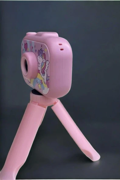 Ayaklı Mini Fotoğraf Makinesi Çocuk Için Eğitici Video Kamera - 5