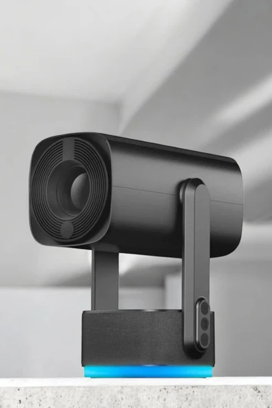 Akıllı Projeksiyon Powerbankli Taşınabilir Sinema Projektörü 4k HD Kaliteli - 5