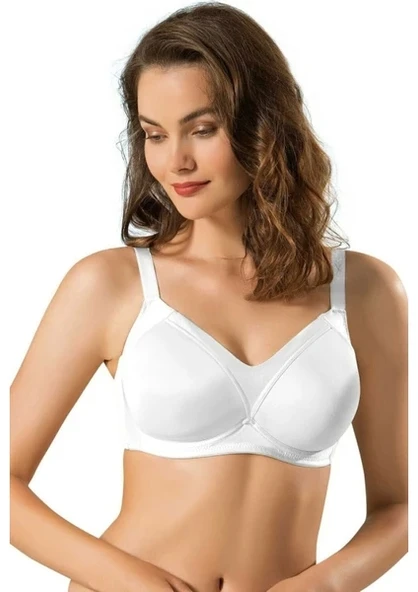 LE JARDİN 9150-B TOPARLAYICI TELSİZ SOFT CUP SÜTYEN  BEYAZ