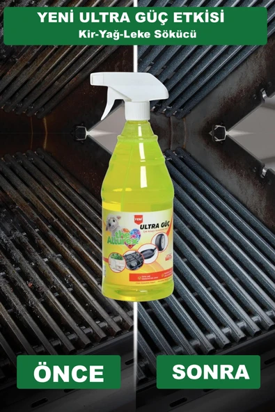 YENİ ULTRA GÜÇ ETKİSİ (Kir-Yağ-Leke Sökücü) 1000 ml x4 adet - 5