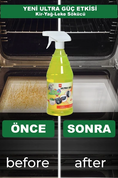 Yeni Ultra Güç Etkisi (KİR-YAĞ-LEKE SÖKÜCÜ) 1000 ml X2 Adet - 4