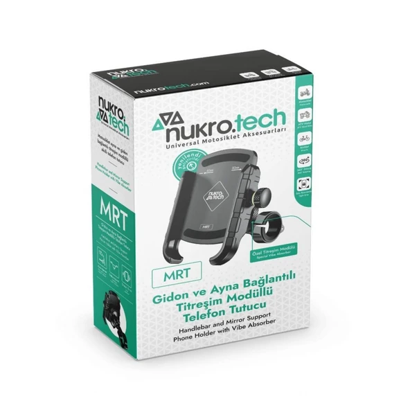 NUKROTECH MRT TİTREŞİM MODÜLLÜ TELEFON TUTUCU (GİDON VE AYNA APARATLI) - 6