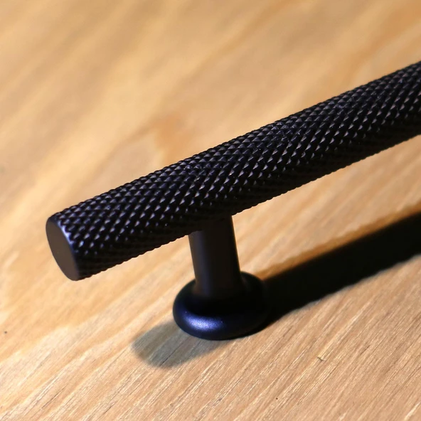 10 Adet Doruk Kulp Mobilya Mutfak Dolabı Çekmece Dolap Kulpları Kapak Kulpu Kulbu Siyah 160 mm Metal - 7