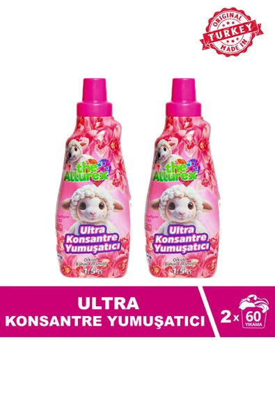 Yeni Ultra Konsantre Yumuşatıcı Orkide Çiçeği 1500 ml 2 li