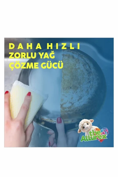 Elde Bulaşık Deterjanı Üç Etkili Güç Limon 750ml x 4 - Yağ Çözücü Ve Ferah Limon Kokusu 4 lü - 5