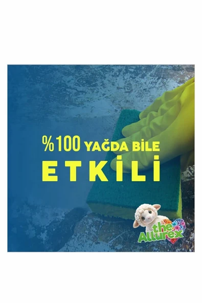 Elde Bulaşık Deterjanı Üç Etkili Güç Limon 750ml x 4 - Yağ Çözücü Ve Ferah Limon Kokusu 4 lü - 6