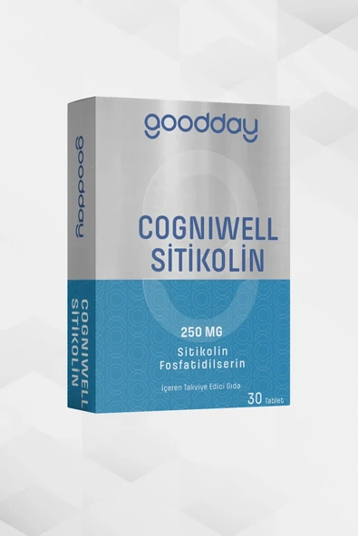 Goodday Cogniwell Sitikolin 30 Tablet ürün görseli