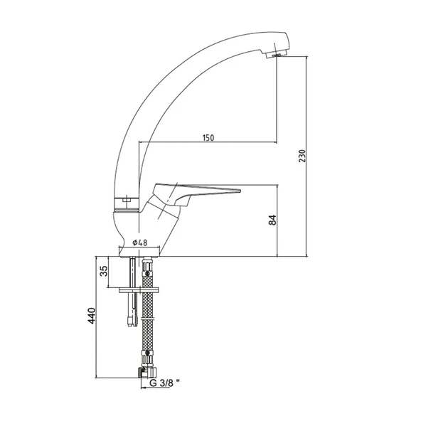 AR AR Lucia 102118135 Mutfak Bataryası - 2