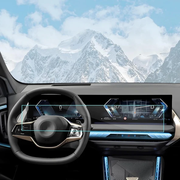 BMW 4 Serisi 2024 Model Gösterge ve Dokunmatik Bilgi Ekranı Uyumlu 9H Nano Ekran Koruyucu