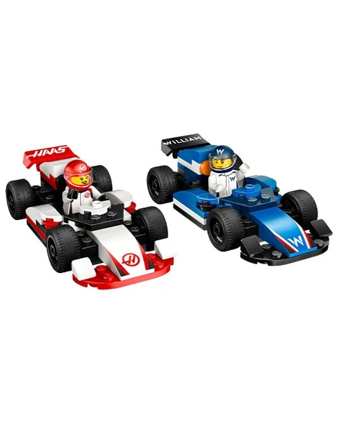 Lego City F1 Williams Racing ve Haas F1 Yarış Arabaları 60464 - Resim 2