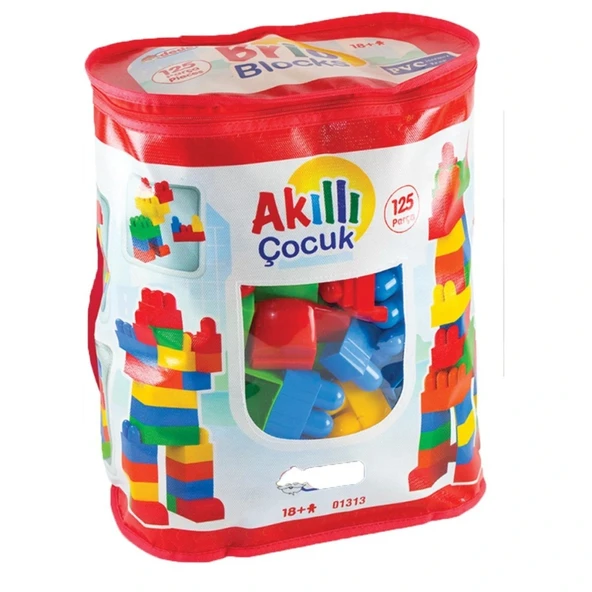 Nessiworld 01313 Akıllı Çocuk Blokları 125 Parça ürün görseli 1