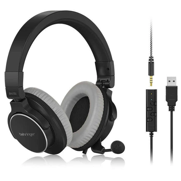 Behringer BH470U Mikrofonlu Stereo Kulaklık - USB Bağlantı - 3