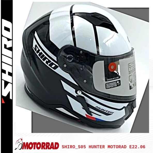 SHIRO KASK FULLFACE HUNTER MOTORAD GRAFİK L 5960