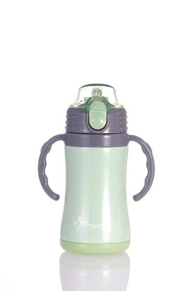 Penguen-3048 Yeşil Çocuk Termosu - 280 Ml