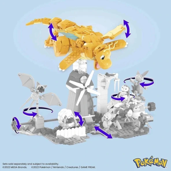 HKT25 MEGA™ Pokémon™ Dragonite 387 parça +8 yaş - 4